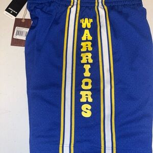 MITCHELL & NESS NBA ROAD SWINGMAN SHORTS GOLDEN STATE WARRIORS 81-82